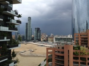 cloudy landscape